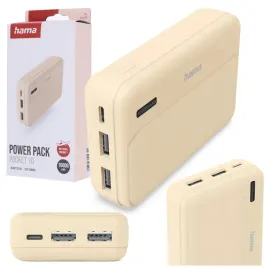 powerbank-hama-power-pack-pocket-10-10000-mah-2x-usb-a-piaskowy
