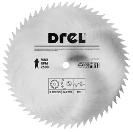 pila-tarczowa-drel-cv-do-drewna-600-x-32-mm-60t