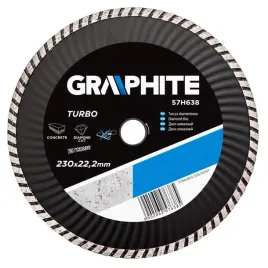 graphite-tarcza-diamentowa-230-x-22-2-mm-turbo-wave-57h638