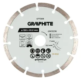 tarcza-57t309-diamentowa-do-ciecia-beton-cegla-segment-graphite-150mm-sucho