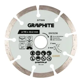 tarcza-57t305-diamentowa-do-ciecia-beton-graphite-segmentowa-115mm-na-sucho
