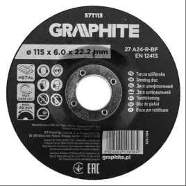 tarcza-szlifierska-57t113-do-metalu-115x6-0x22-2mm-wypukla-graphite