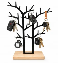 wieszak-na-klucze-keys-drzewko-stojak-na-komode-debowa-podstawa-32-cm