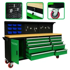 stol-warsztatowy-garazowy-213x49-cm-ze-scianka-10-szuflad-wozek-warsztatowy