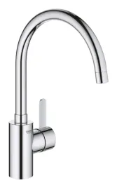 bateria-kuchenna-grohe-eurosmart-cosmopolitan-srebrna-stojaca-nowoczesna