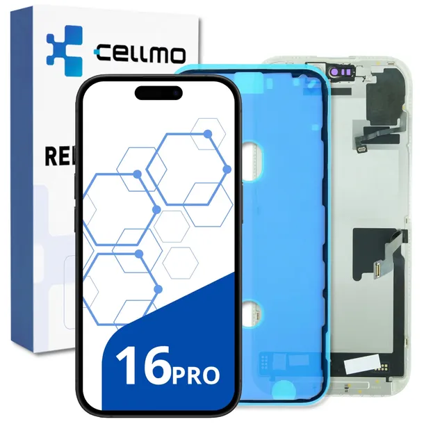 WYŚWIETLACZ DO IPHONE 16 PRO LCD EKRAN + USZCZELKA SOFT OLED DIAG CELLMO