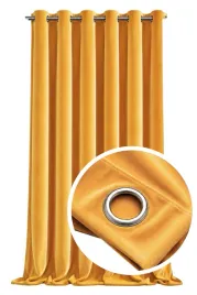 zaslona-welurowa-140x250cm-na-przelotkach-kolkach-zolta-miodowa-sloneczna