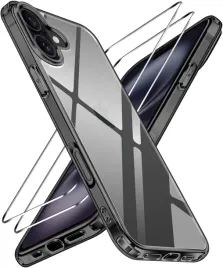 ivoler-etui-do-iphone-16-bezbarwno-czarne-polprzezroczyste-2szt-szklo