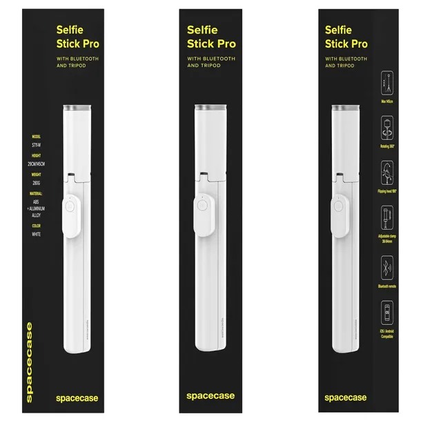 spacecase-selfie-stick-pro-st11-w-white-stan-nowy-waga-produktu-280-g