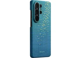 pitaka-edge-case-lucid-blue-aaron-button-samsung-galaxy-s26-ultra