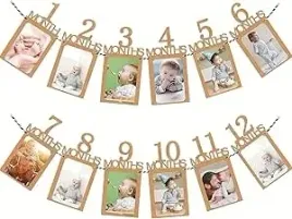 ramki-na-zdjecia-dziecka-1-12-miesiecy-girlanda-papier-kraft-10x15