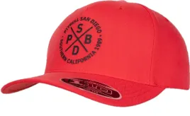 pitbull-west-coast-czapka-snapback-athletic-czerwony-fluo-red