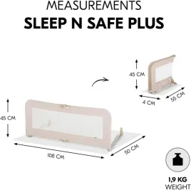 kratka-ochronna-hauck-sleep-n-safe-plus-jasnoszara-bezowa-108x44-cm