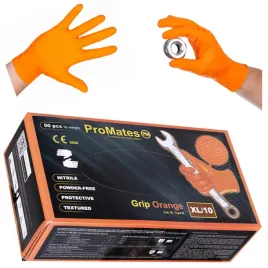rekawice-robocze-promates-nitrylowe-pomaranczowe-10-xl-50-szt