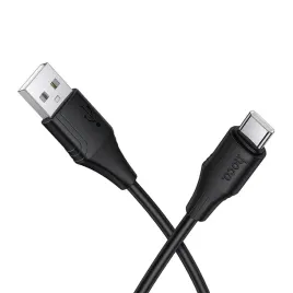 kabel-silikonowy-usb-a-do-usb-c-hoco-3a-1m-x124-czarny