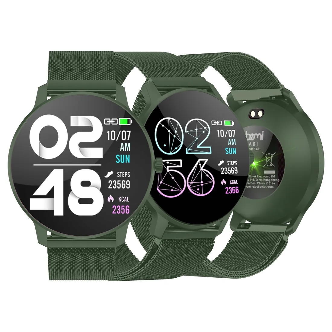 smartwatch-bemi-ari-zielony