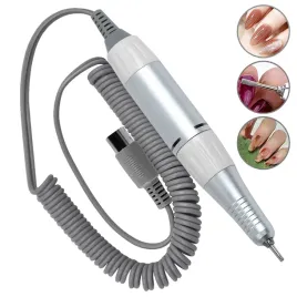 raczka-do-frezarki-do-manicure-hybrydowego-cicha-lekka-bialo-srebrna