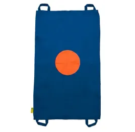 mini-chusta-animacyjna-100-x-60-cm-niebieska-z-kolem-pomaranczowym