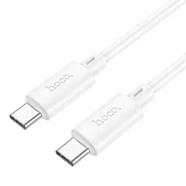 hoco-kabel-usb-c-do-usb-c-pd-3a-60w-x88-1m-bialy