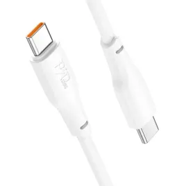 hoco-kabel-usb-c-do-typ-c-3a-100w-x93-1m-bialy