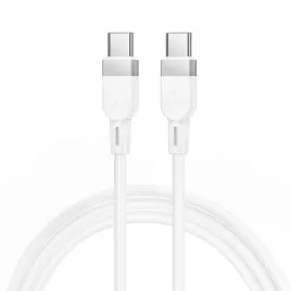 kabel-usb-c-do-usb-c-hoco-3a-60w-silikonowy-1m-x109-bialy