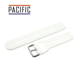 pasek-smartwatch-20-mm-bialy-srebrna-sprzaczka