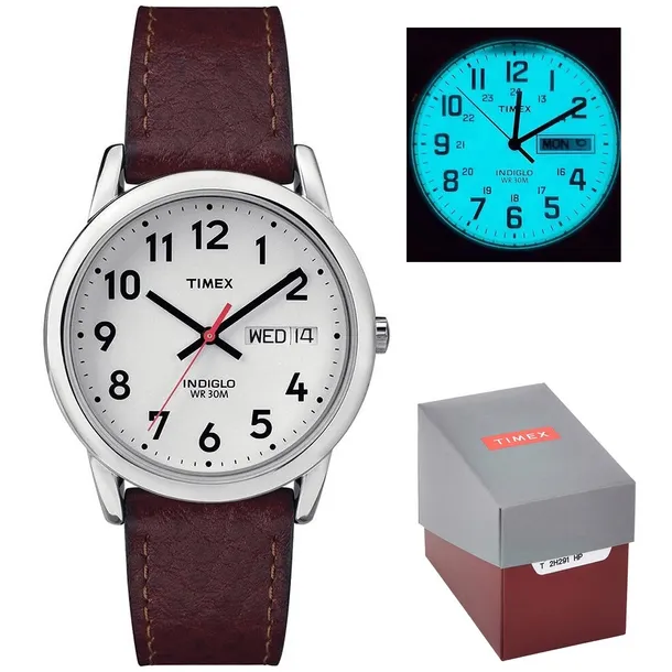ZEGAREK UNISEX TIMEX EASY READER T20041 + BOX + GRAWER