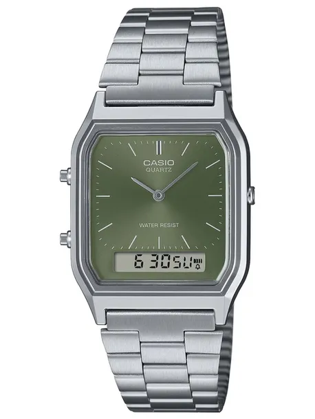 ZEGAREK UNISEX CASIO Vintage AQ-230A-3AMQYES + BOX + GRAWER