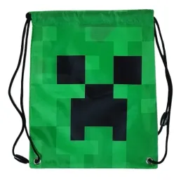 zielony-worek-torba-sportowa-minecraft-face-30-x-24-cm