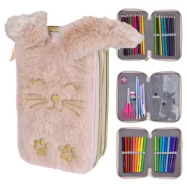 astra-piornik-jumbo-szkolny-potrojny-trzykomorowy-wyposazenie-fluffy-bunny
