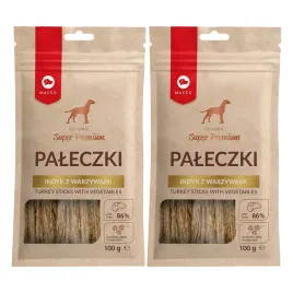 maced-przysmak-dla-psa-super-premium-paleczki-indyk-z-warzywami-2x100g