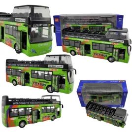 autobus-miejski-zielony-pietrowy-double-decker-swiatla-dzwieki-metal