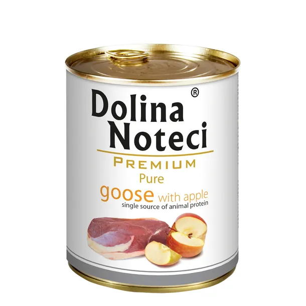 Dolina Noteci Premium Pure Gęś Jabłko Mokra Karma Dla Psa 800g