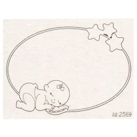 tekturka-scrapki-ramka-sleeping-baby-girl-8cm-scrapiniec