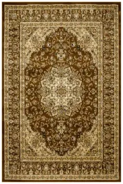 dywan-super-rose-3619a-brown-brown-ornament-braz-bez-krem