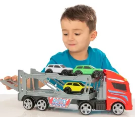 dumel-flota-laweta-dwupoziomowa-auto-na-4-samochody-dzwieki-swieci-zabawka