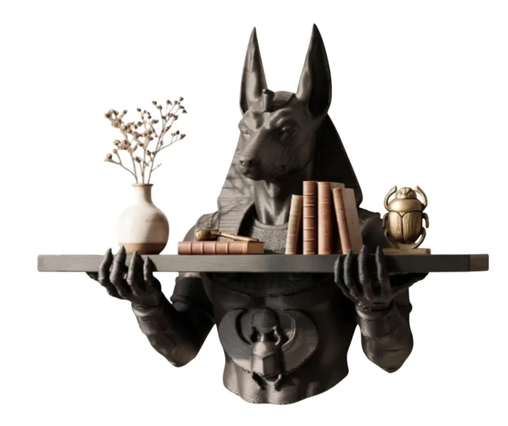 polka-scienna-egipski-anubis-czarny-mat-typ-przedmioty-gotowe