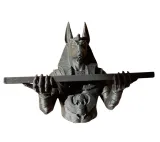 polka-scienna-egipski-anubis-czarny-mat-stan-nowy-model-3d