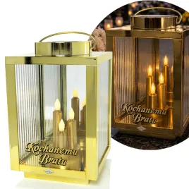 znicz-solarny-led-premium-zloty-dla-kochanego-brata-lampion-3-plomienie
