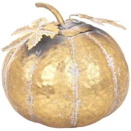 dekoracja-zlota-dynia-metalowa-zlota-ozdobna-figurka-jesien-halloween