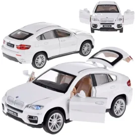 auto-metalowe-bmw-x6-model-skala-1-32-bialy-suv-swiatlo-dzwiek-za4606