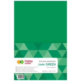 arkusze-piankowe-a4-5ark-ciemnozielone-happy-color