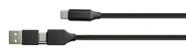 python-py-usb002s-kabel-usb-1-m-usb-a-usb-c-usb-c-czarny