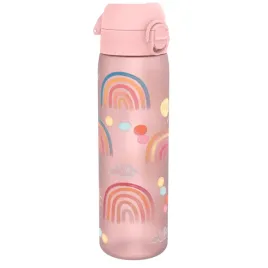 bidon-ion8-recyclon-500-ml-rainbows-rozowy-dla-dzieci-szczelny-bpa-free