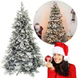 biala-gesta-sztuczna-napruszana-choinka-pe-180-cm-osniezona-szron-snieg