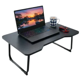 stolik-skladany-gamingowy-6040-cm-biurko-na-laptopa-z-powierzchnia-carbon