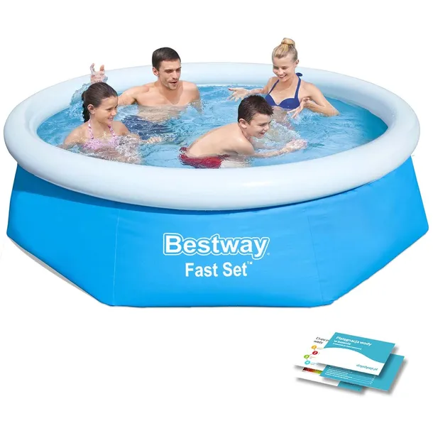BASEN OGRODOWY DLA DZIECI ROZPOROWY RODZINNY 244x61cm BESTWAY