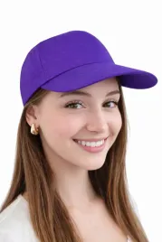 czapka-z-daszkiem-pieciopanelowa-plazowa-wygodna-fioletowa
