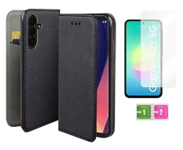 etui-z-klapka-do-samsung-galaxy-a27-5g-smart-magnet-czarny-case-szklo-9h