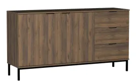 komoda-pula-150-cm-2-drzwi-3-szuflady-orzech-wloski-czarne-nogi-salon-loft